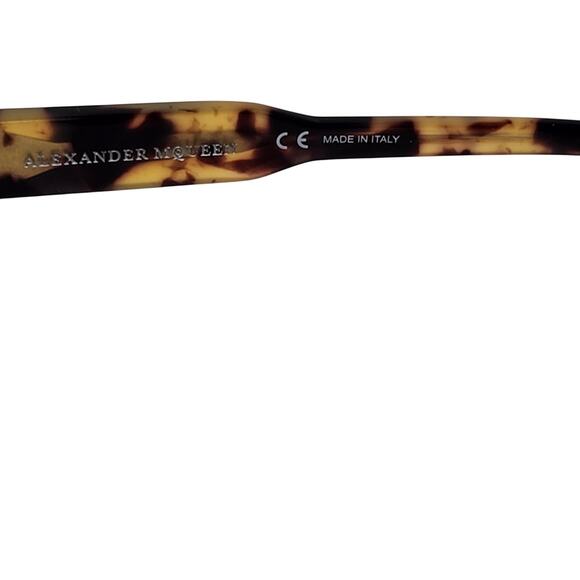 Alexander McQueen AM0047S-002 Travel Sunglasses Tortoiseshell Brown Havana Grey - Picture 6 of 14